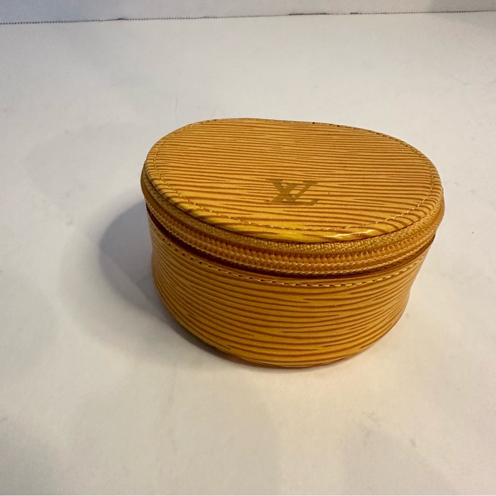 Louis Vuitton Bijou Mustard Yellow Travel Jewelry Case